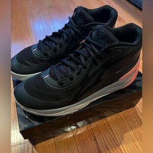 Puma LaMelo Ball MB.02 (Black-Sunset Glow) Size 11.5